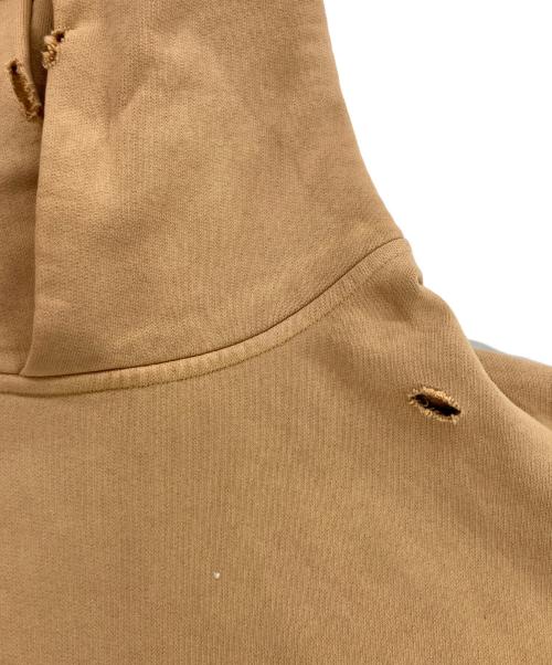 Acne studios（アクネ ストゥディオス）Acne studios (アクネ ストゥディオス) ダメージプルオーバーパーカー ベージュ サイズ:Ｍの古着・服飾アイテム