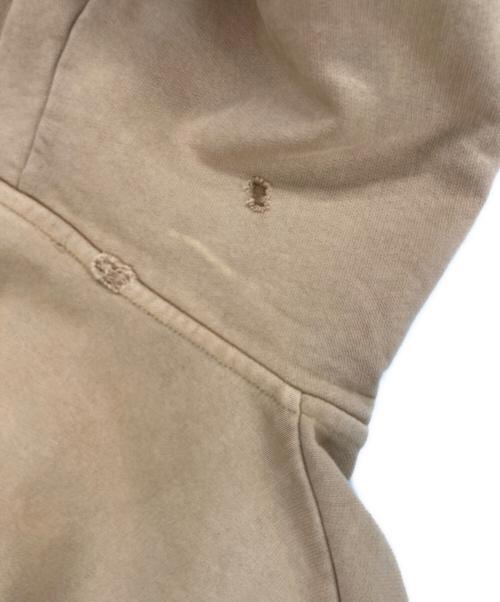 Acne studios（アクネ ストゥディオス）Acne studios (アクネ ストゥディオス) ダメージプルオーバーパーカー ベージュ サイズ:Ｍの古着・服飾アイテム