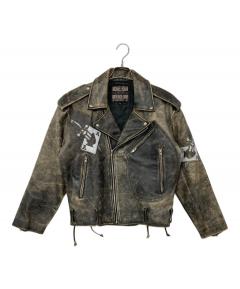 中古・古着通販】RED MOON (レッドムーン) レザージャケット ブラック