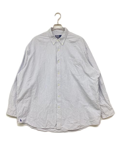 POLO RALPH LAUREN（ポロ・ラルフローレン）POLO RALPH LAUREN (ポロ・ラルフローレン) オーバーサイズBDシャツ ブルー サイズ:XXLの古着・服飾アイテム