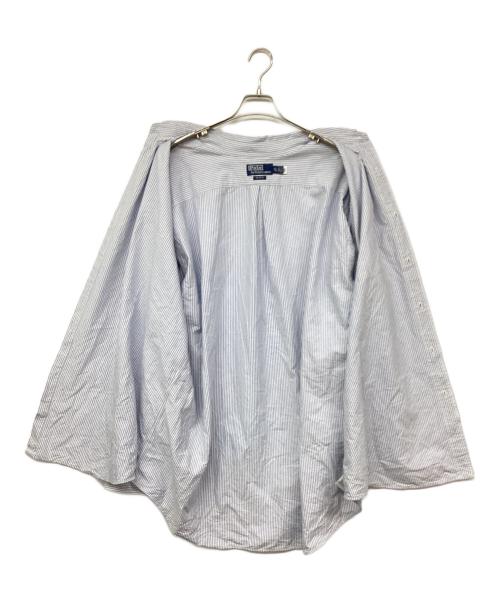 POLO RALPH LAUREN（ポロ・ラルフローレン）POLO RALPH LAUREN (ポロ・ラルフローレン) オーバーサイズBDシャツ ブルー サイズ:XXLの古着・服飾アイテム