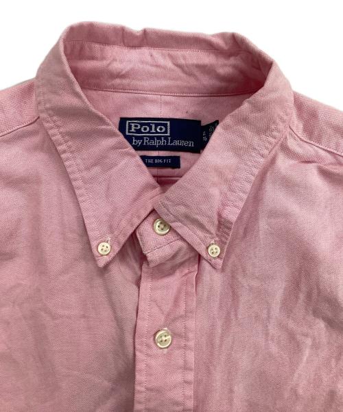 POLO RALPH LAUREN（ポロ・ラルフローレン）POLO RALPH LAUREN (ポロ・ラルフローレン) オーバーサイズBDシャツ  ピンク サイズ:XLの古着・服飾アイテム