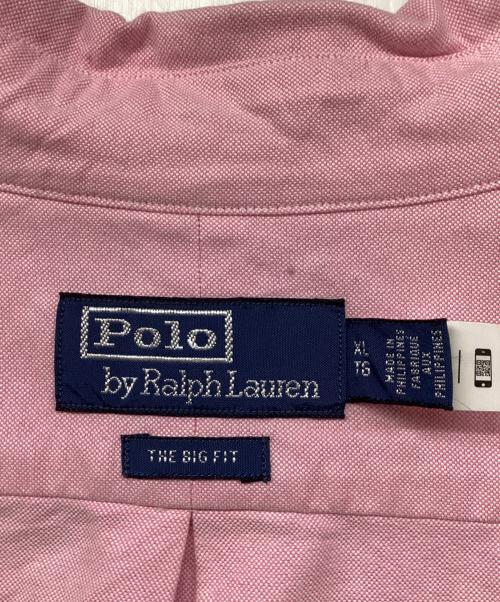 POLO RALPH LAUREN（ポロ・ラルフローレン）POLO RALPH LAUREN (ポロ・ラルフローレン) オーバーサイズBDシャツ  ピンク サイズ:XLの古着・服飾アイテム