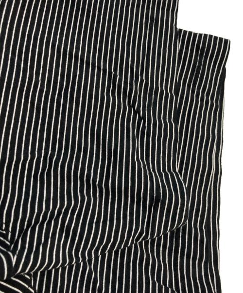 is-ness（イズネス）is-ness (イズネス) BALLOON BORDER T-SHIRT バルーンTシャツ ブラック サイズ:Lの古着・服飾アイテム
