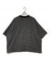 is-ness (イズネス) BALLOON BORDER T-SHIRT バルーンTシャツ ブラック サイズ:L：6000円