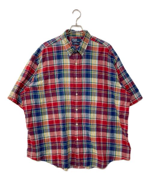 POLO RALPH LAUREN（ポロ・ラルフローレン）POLO RALPH LAUREN (ポロ・ラルフローレン) BEAMS (ビームス) マドラスS/Sシャツ マルチカラー サイズ:XXLの古着・服飾アイテム