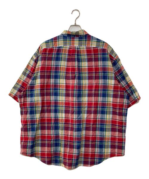POLO RALPH LAUREN（ポロ・ラルフローレン）POLO RALPH LAUREN (ポロ・ラルフローレン) BEAMS (ビームス) マドラスS/Sシャツ マルチカラー サイズ:XXLの古着・服飾アイテム