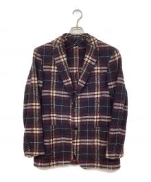 TAGLIATORE（タリアトーレ）の古着「MONTECARLO タータン チェック 2B ジャケット」｜ネイビー
