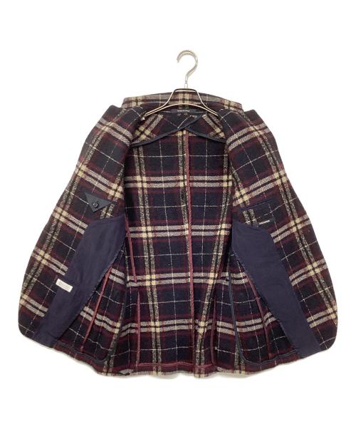 TAGLIATORE（タリアトーレ）TAGLIATORE (タリアトーレ) MONTECARLO タータン チェック 2B ジャケット ネイビー サイズ:50の古着・服飾アイテム