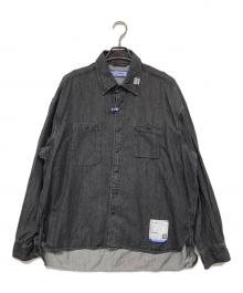MIHARA YASUHIRO in・stru（ミハラヤスヒロ）の古着「デニムワークシャツ」｜グレー