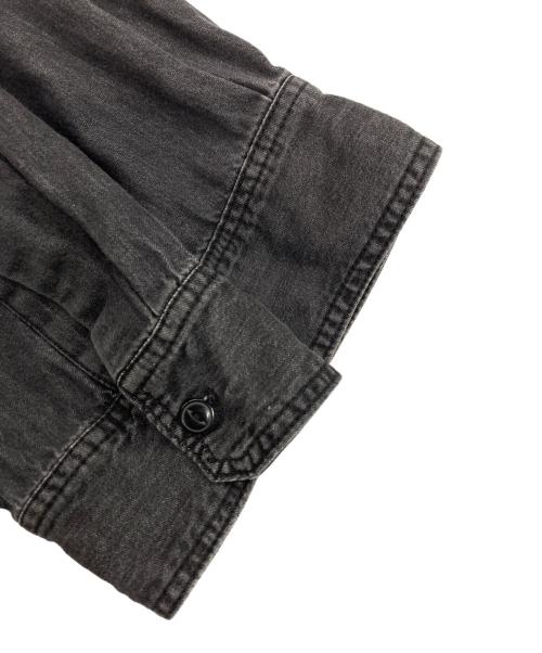 MIHARA YASUHIRO in・stru（ミハラヤスヒロ）MIHARA YASUHIRO in・stru (ミハラヤスヒロ) デニムワークシャツ グレー サイズ:46の古着・服飾アイテム