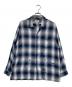 BOWWOW（バウワウ）の古着「RAYON CHECK SHIRTS REPAIRED」｜ブルー