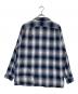 BOWWOW (バウワウ) RAYON CHECK SHIRTS REPAIRED ブルー サイズ:Ｍ：15000円