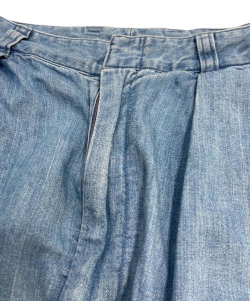nanamica（ナナミカ）nanamica (ナナミカ) Light Denim Shorts ライトデニムショーツ インディゴ サイズ:Sの古着・服飾アイテム