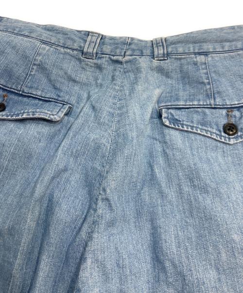 nanamica（ナナミカ）nanamica (ナナミカ) Light Denim Shorts ライトデニムショーツ インディゴ サイズ:Sの古着・服飾アイテム