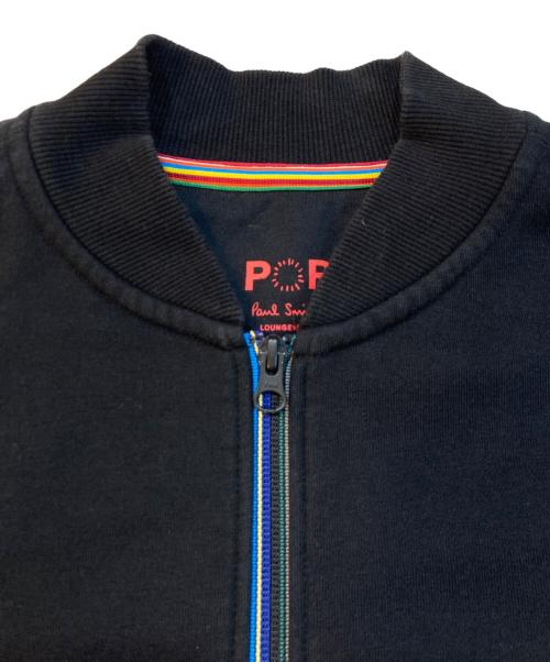 pop paul smith（ポップ・ポール・スミス）pop paul smith (ポップ・ポール・スミス) ワンポイントジャケット ブラック サイズ:Lの古着・服飾アイテム