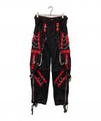 TRIPP NYCトリップニューヨークシティー）の古着「chain bondage pants / デッタチャブルチェーンボンテージパンツ」｜ブラック