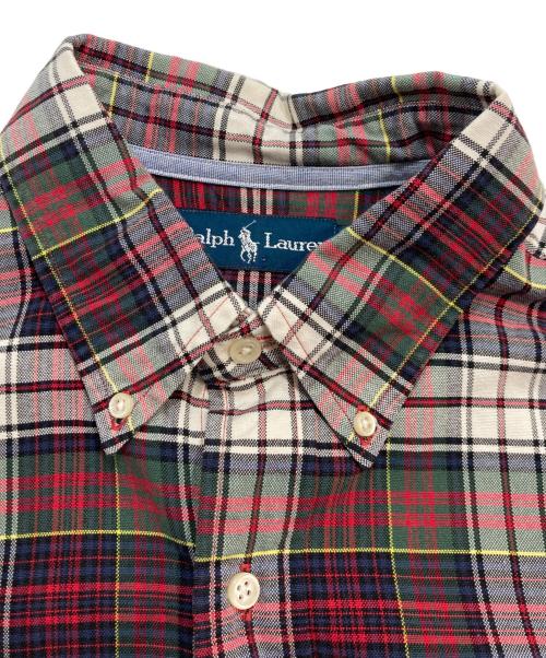 POLO RALPH LAUREN（ポロ・ラルフローレン）POLO RALPH LAUREN (ポロ・ラルフローレン) ボタンダウンチェックシャツ マルチカラー サイズ:Lの古着・服飾アイテム