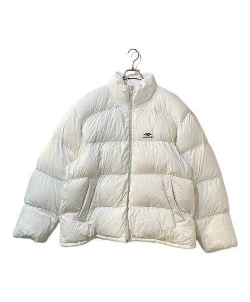 BALENCIAGA（バレンシアガ）BALENCIAGA (バレンシアガ) 3B SPORTS ICON PUFFER ホワイト サイズ:46の古着・服飾アイテム