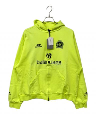 BALENCIAGA Soccer Paris ジップパーカー hoodie Balenciaga Paris Soccer Zip-up Hoodie Medium Fit 'Black White