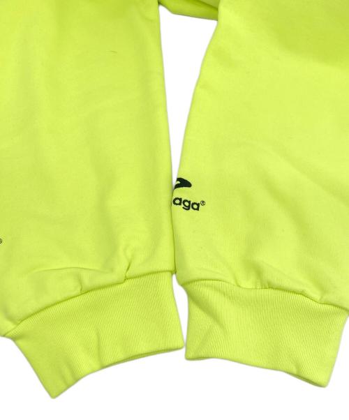 BALENCIAGA（バレンシアガ）BALENCIAGA (バレンシアガ) Soccer Paris Zip-Hoodie イエロー サイズ:Sの古着・服飾アイテム