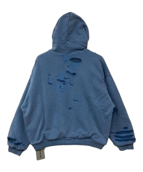 BALENCIAGA（バレンシアガ）BALENCIAGA (バレンシアガ) Blue Layered MediumFit Hoodie ブルー サイズ:Sの古着・服飾アイテム