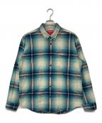 SUPREMEシュプリーム）の古着「Shadow Plaid Flannel Shirt」｜ブルー