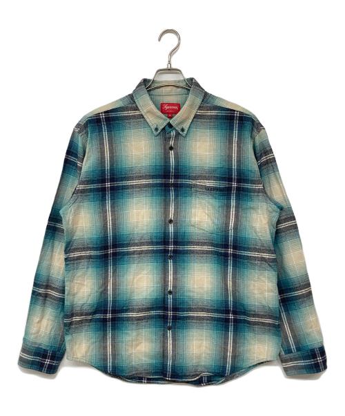 SUPREME（シュプリーム）SUPREME (シュプリーム) Shadow Plaid Flannel Shirt ブルー サイズ:Mの古着・服飾アイテム