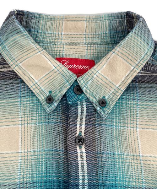 SUPREME（シュプリーム）SUPREME (シュプリーム) Shadow Plaid Flannel Shirt ブルー サイズ:Mの古着・服飾アイテム