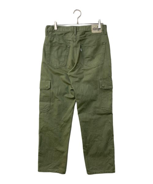 LEVI'S（リーバイス）LEVI'S (リーバイス) SILVERTAB LOOSE デニムカーゴパンツ グリーン サイズ:W30の古着・服飾アイテム