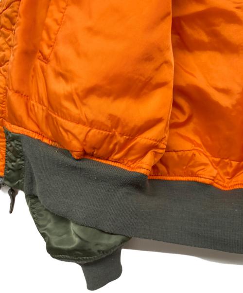 ALPHA（アルファ）ALPHA (アルファ) 90S MA-1ジャケット オリーブ サイズ:Lの古着・服飾アイテム