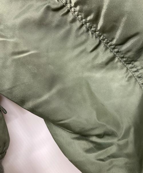 ALPHA（アルファ）ALPHA (アルファ) 90S MA-1ジャケット オリーブ サイズ:Lの古着・服飾アイテム