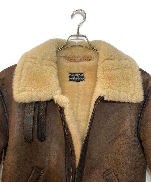 MILANO CONNECTIONS（ミラノコネクション）MILANO CONNECTIONS (ミラノコネクション) B-3フライトジャケット ブラウン サイズ:Mの古着・服飾アイテム