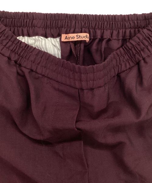 Acne studios（アクネ ストゥディオス）Acne studios (アクネ ストゥディオス) ワイドトラウザーパンツ パープル サイズ:38の古着・服飾アイテム