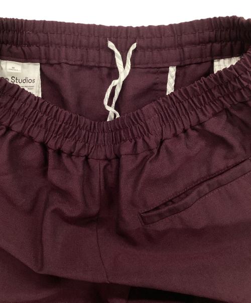 Acne studios（アクネ ストゥディオス）Acne studios (アクネ ストゥディオス) ワイドトラウザーパンツ パープル サイズ:38の古着・服飾アイテム