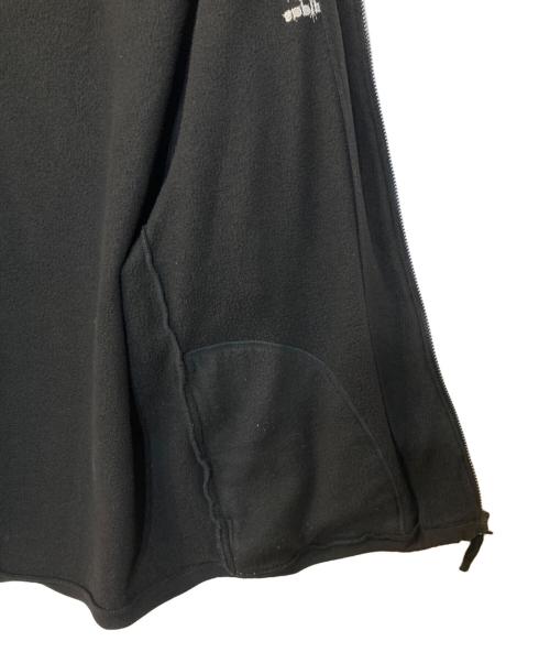 adidas（アディダス）adidas (アディダス) 90s トレフォイルロゴ フリースジャケット ブラック サイズ:US Lの古着・服飾アイテム