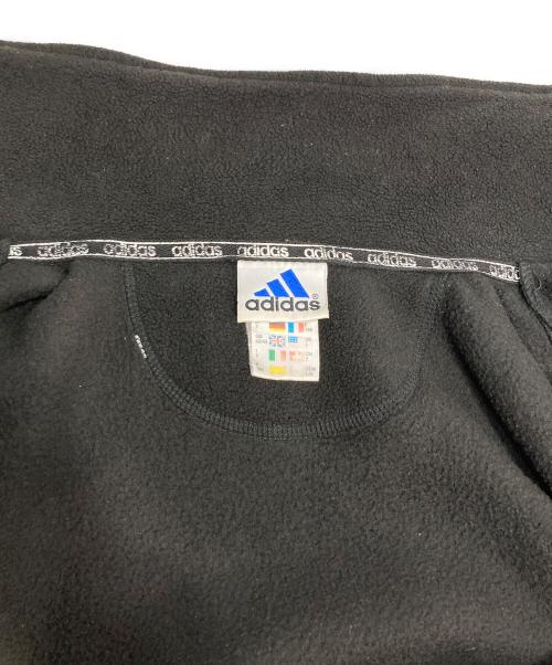 adidas（アディダス）adidas (アディダス) 90s トレフォイルロゴ フリースジャケット ブラック サイズ:US Lの古着・服飾アイテム