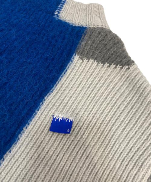 ZARA（ザラ）ZARA (ザラ) ADER error (アーダーエラー) Patchwork Oversize knit グレー サイズ:S\Mの古着・服飾アイテム