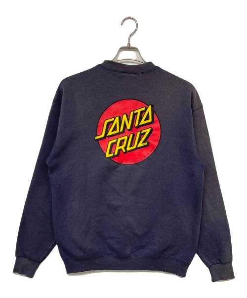 SANTA CRUZ（サンタクルーズ）SANTA CRUZ (サンタクルーズ) 90`sバックロゴスウェット ネイビー サイズ:Mの古着・服飾アイテム