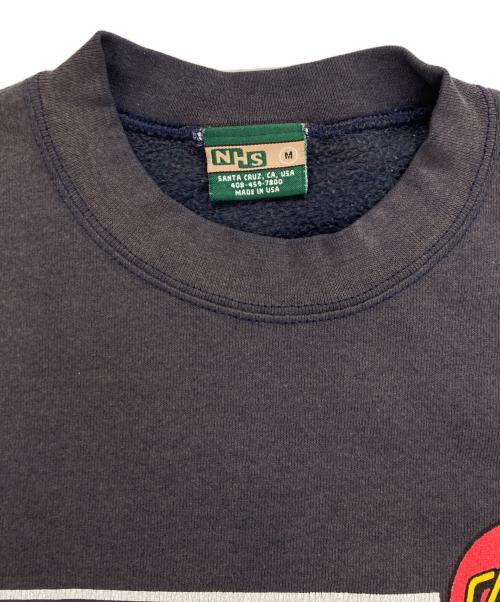 SANTA CRUZ（サンタクルーズ）SANTA CRUZ (サンタクルーズ) 90`sバックロゴスウェット ネイビー サイズ:Mの古着・服飾アイテム