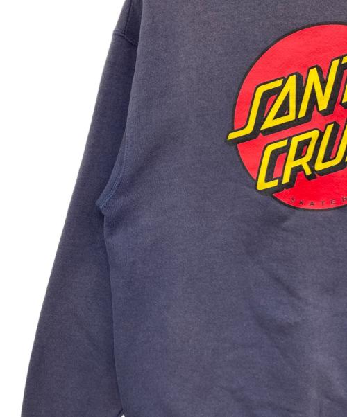 SANTA CRUZ（サンタクルーズ）SANTA CRUZ (サンタクルーズ) 90`sバックロゴスウェット ネイビー サイズ:Mの古着・服飾アイテム