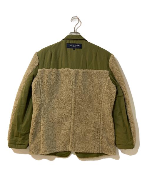 COMME des GARCONS HOMME（コムデギャルソン オム）COMME des GARCONS HOMME (コムデギャルソン オム) 裏ボアリバーシブルジャケット オリーブ サイズ:Mの古着・服飾アイテム