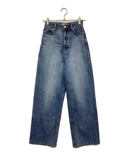 YANUK（ヤヌーク）YANUK (ヤヌーク) JOAN ルーズフィットデニムパン インディゴ サイズ:23の古着・服飾アイテム