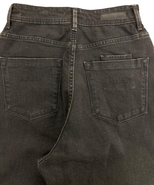 YANUK（ヤヌーク）YANUK (ヤヌーク) ルーズストレート JOAN ルーズフィットデニムパンツ ブラック サイズ:24の古着・服飾アイテム