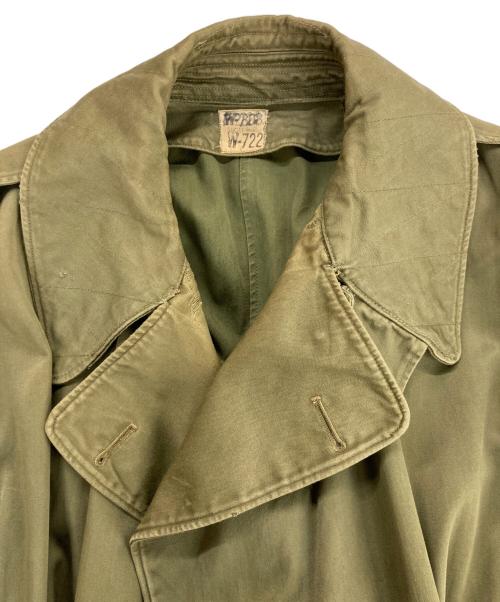 US ARMY（ユーエスアーミー）US ARMY (ユーエスアーミー) トレンチオーバーコート オリーブ サイズ:記載なしの古着・服飾アイテム