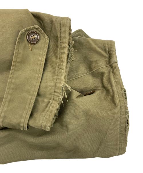 US ARMY（ユーエスアーミー）US ARMY (ユーエスアーミー) トレンチオーバーコート オリーブ サイズ:記載なしの古着・服飾アイテム