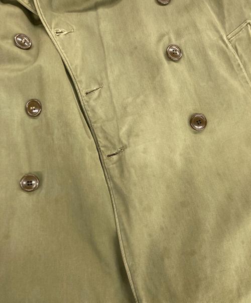US ARMY（ユーエスアーミー）US ARMY (ユーエスアーミー) トレンチオーバーコート オリーブ サイズ:記載なしの古着・服飾アイテム