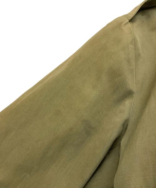 US ARMY（ユーエスアーミー）US ARMY (ユーエスアーミー) トレンチオーバーコート オリーブ サイズ:記載なしの古着・服飾アイテム