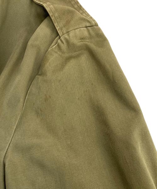 US ARMY（ユーエスアーミー）US ARMY (ユーエスアーミー) トレンチオーバーコート オリーブ サイズ:記載なしの古着・服飾アイテム