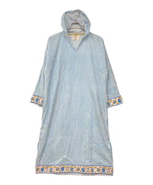 Ron Herman（ロンハーマン）Ron Herman (ロンハーマン) SZ Blockprints (エスゼットブロックプリント) ストライプワンピース ブルー サイズ:Sの古着・服飾アイテム
